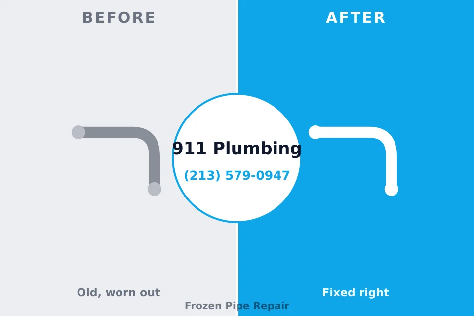 Before and after: plumbing company Cobden, IL